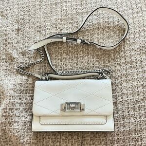 Rebecca Minkoff clutch side bag Elegant White Quilted Women's Bag